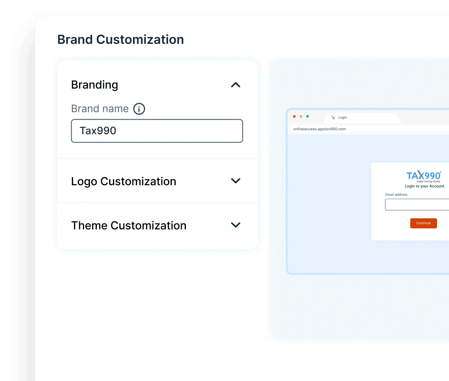 Brand Customization