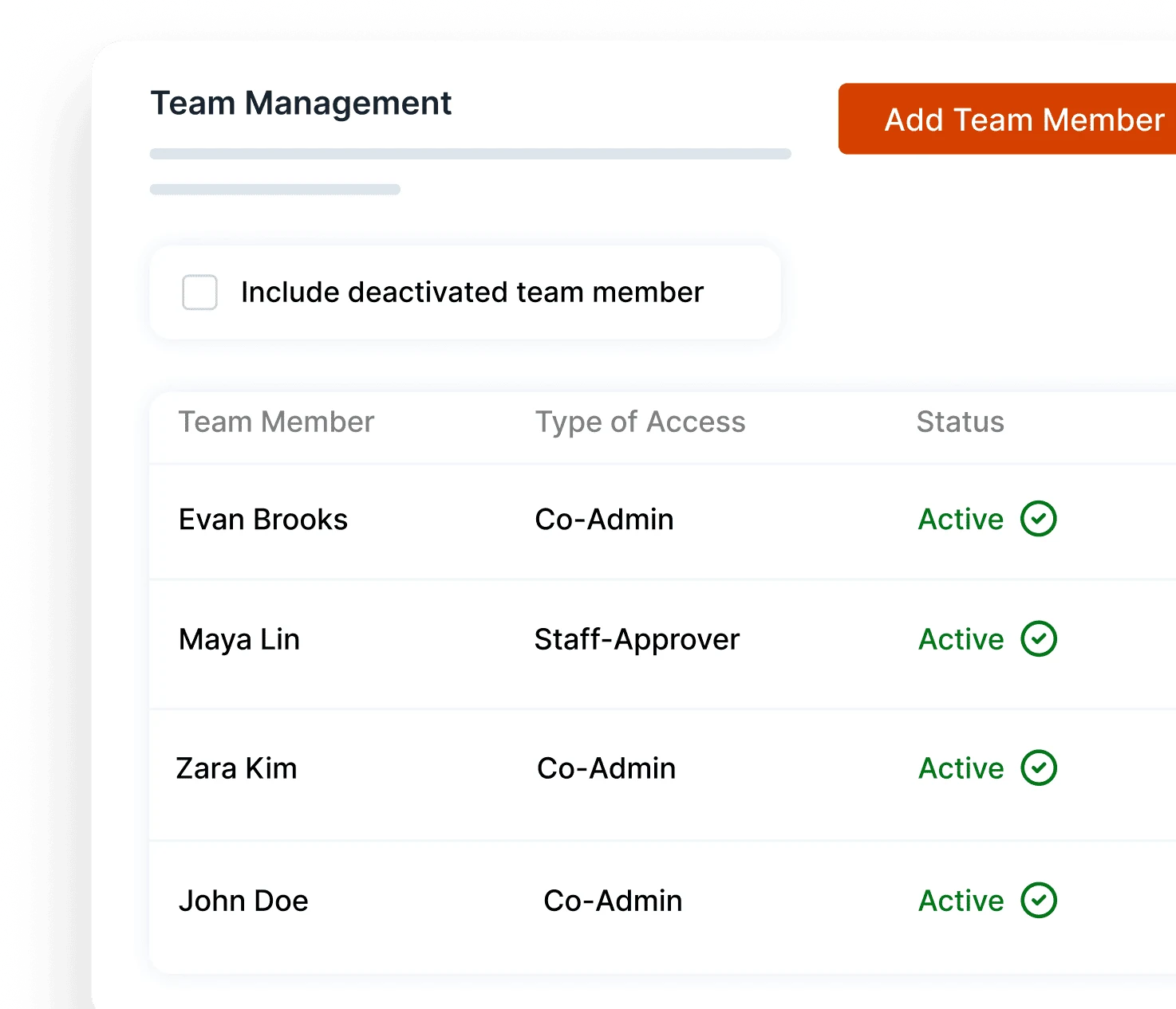 Team Management