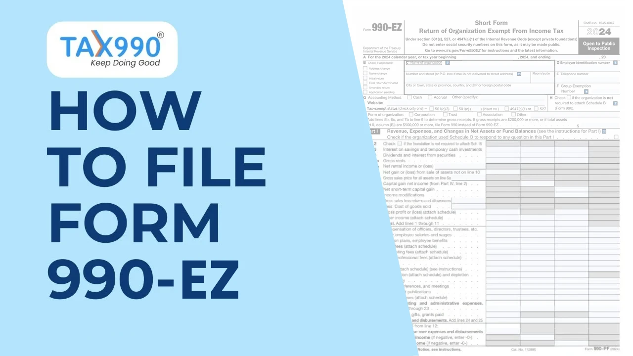 How To File Form 990-ez