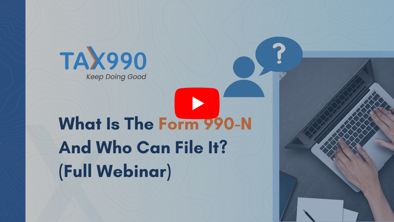 What is the 990-N and who can file it