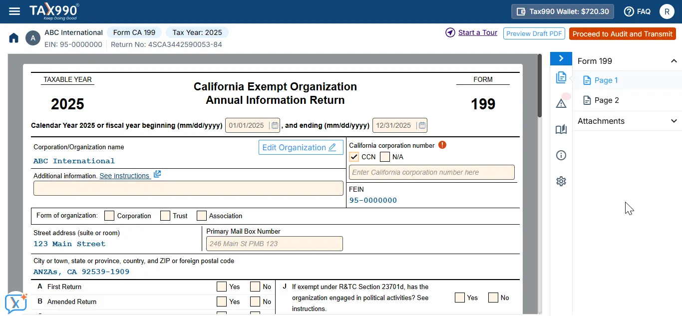 Review Your Form Summary