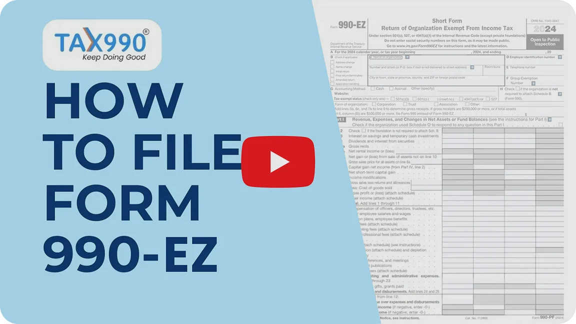 How To File Form 990-EZ