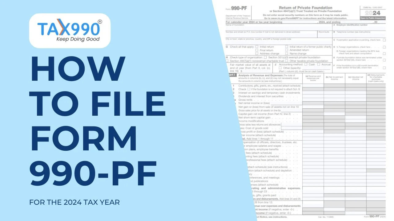 How To File Form 990-PF