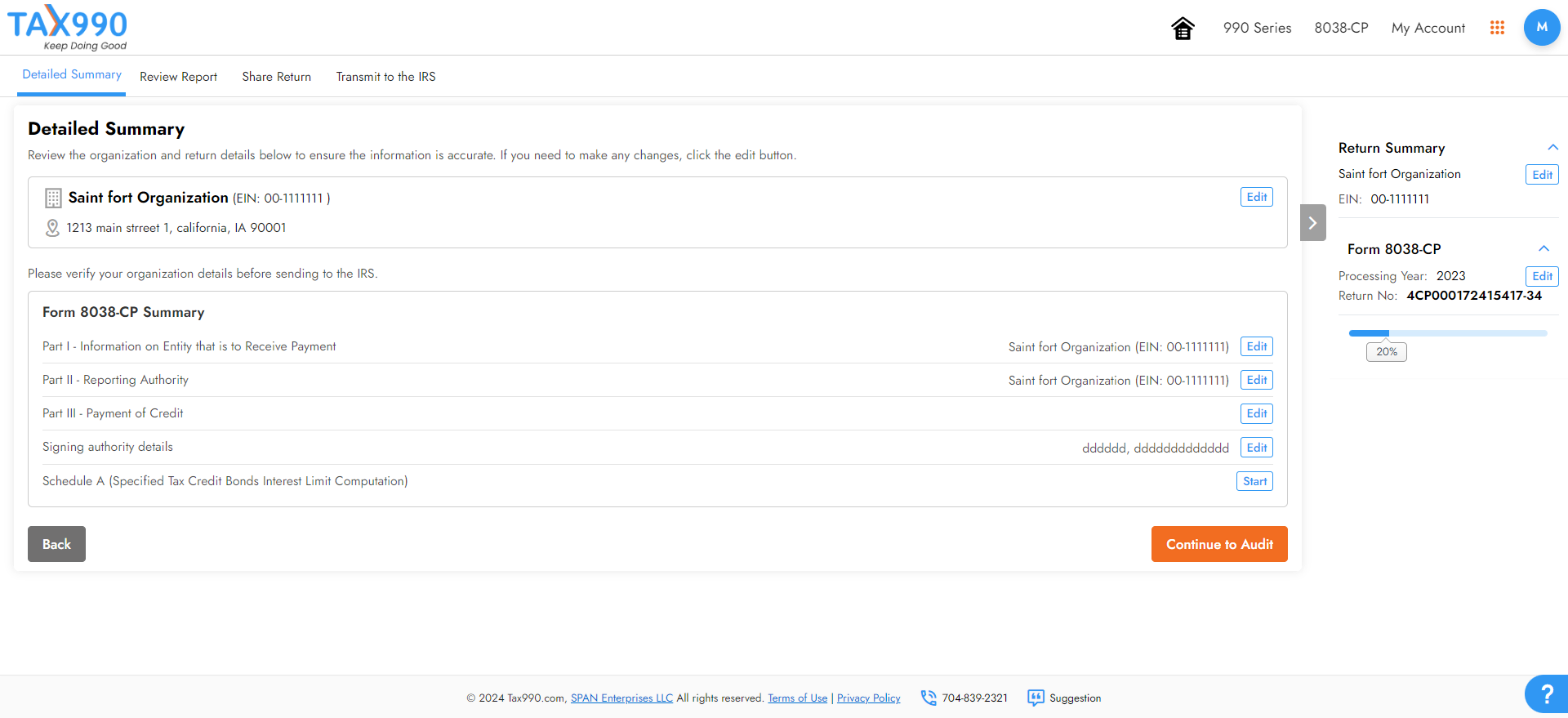 Efile Form 8038CP File 2022 Form 8038CP Online