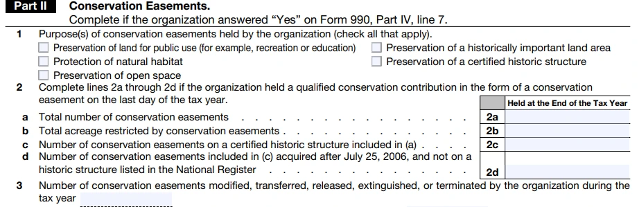 Part II - Conservation Easements