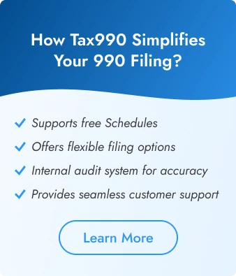 How Tax990 Simplifies Your 990 Filing