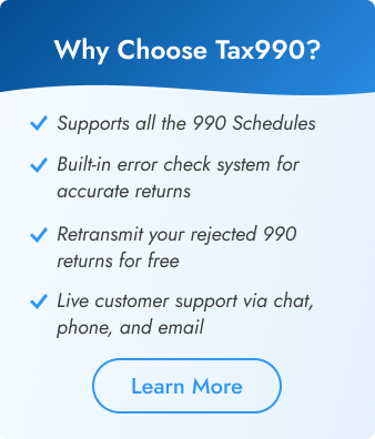 why choose tax990