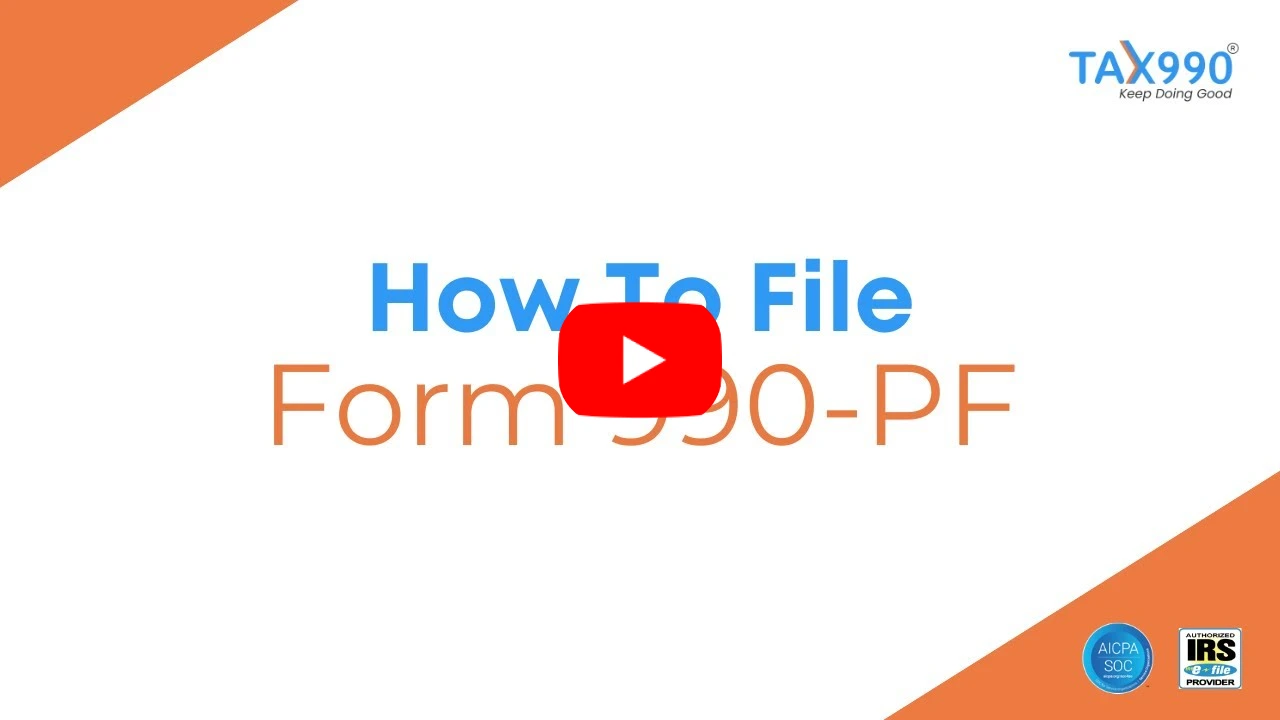 How To File Form 990-PF